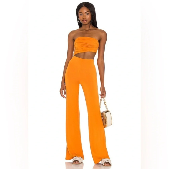 NWOT House of Harlow 1960 x Revolve Sosa Jumpsuit Orange XL - Picture 1 of 6